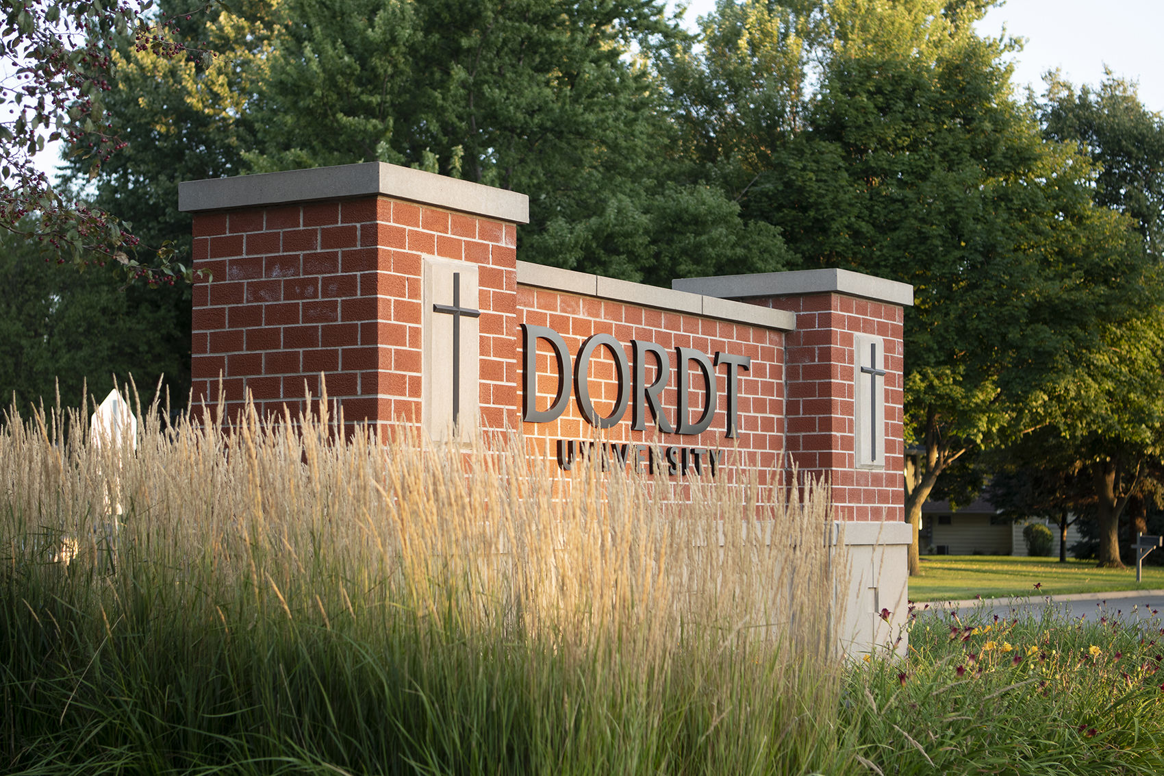 Dordt University entrance sign